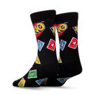 Uno Cards Crew Socks