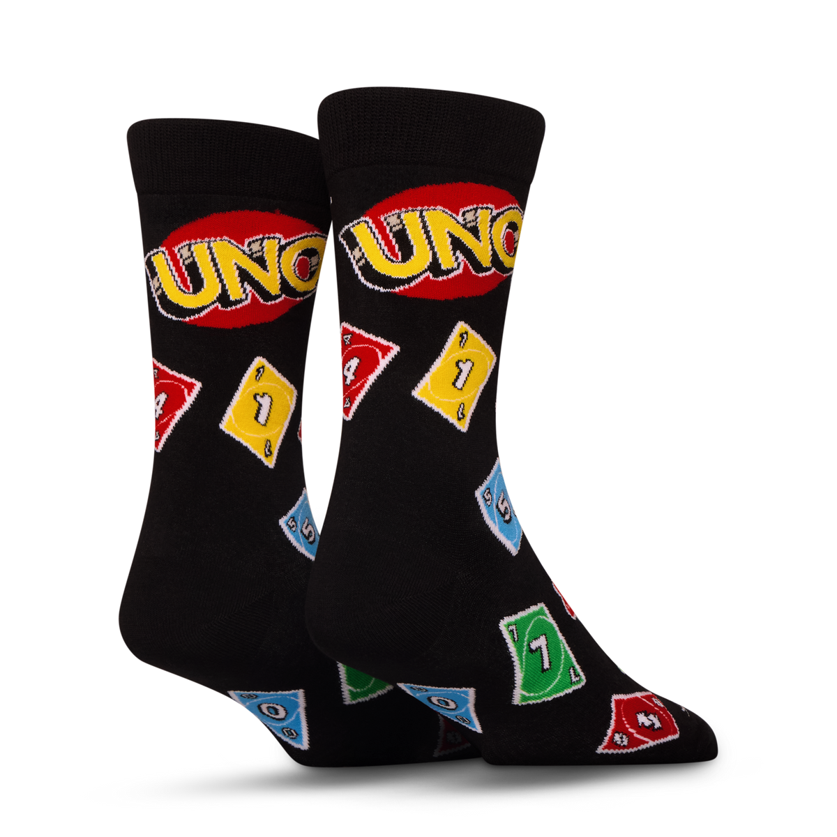 Uno Cards Crew Socks