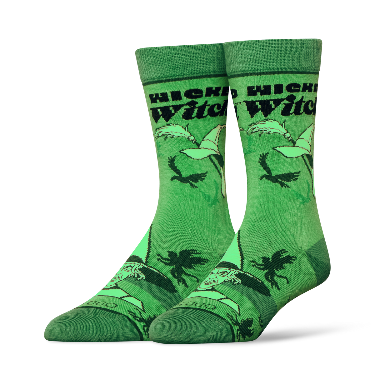 Wizard Of Oz Bad Witch Crew Socks
