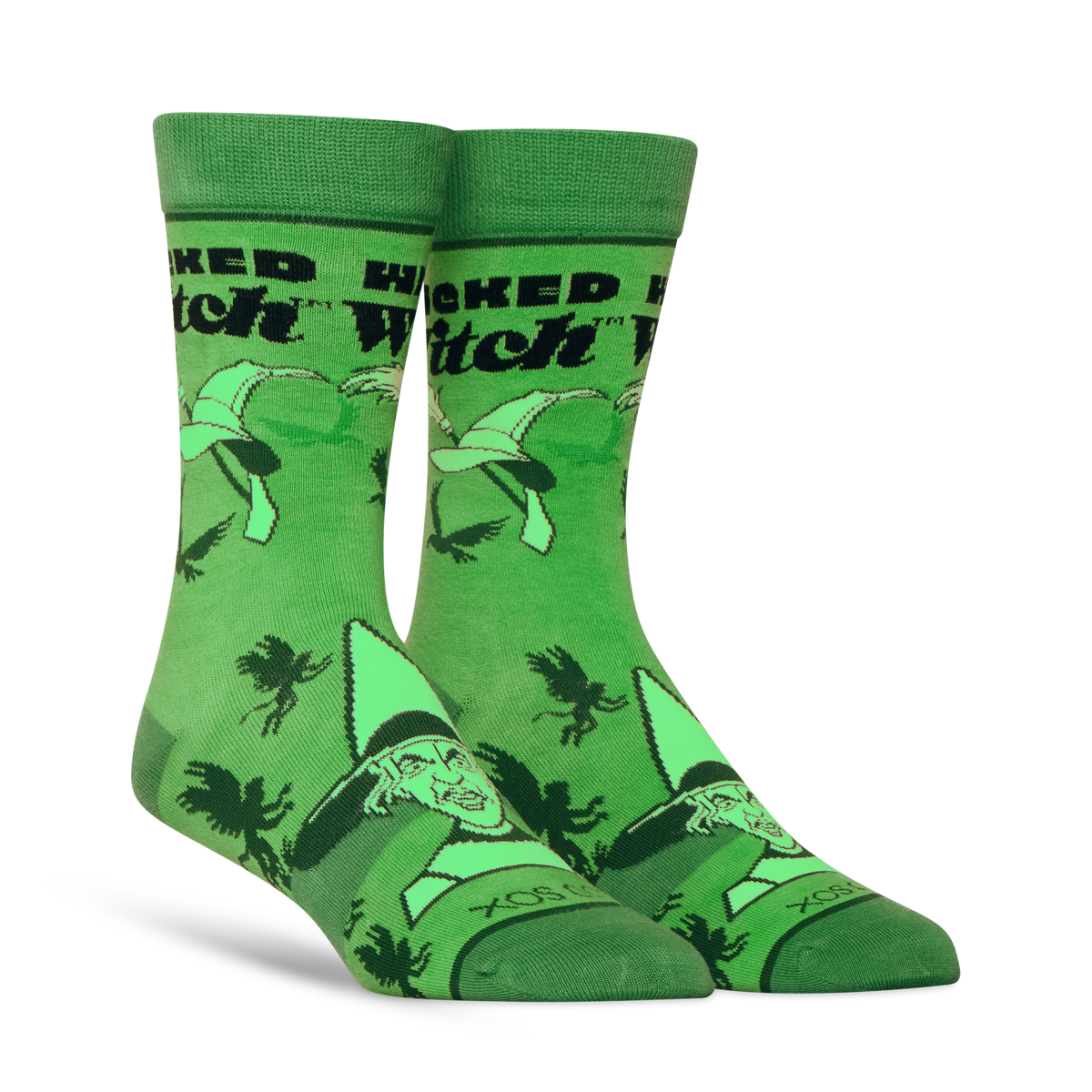 Wizard Of Oz Bad Witch Crew Socks