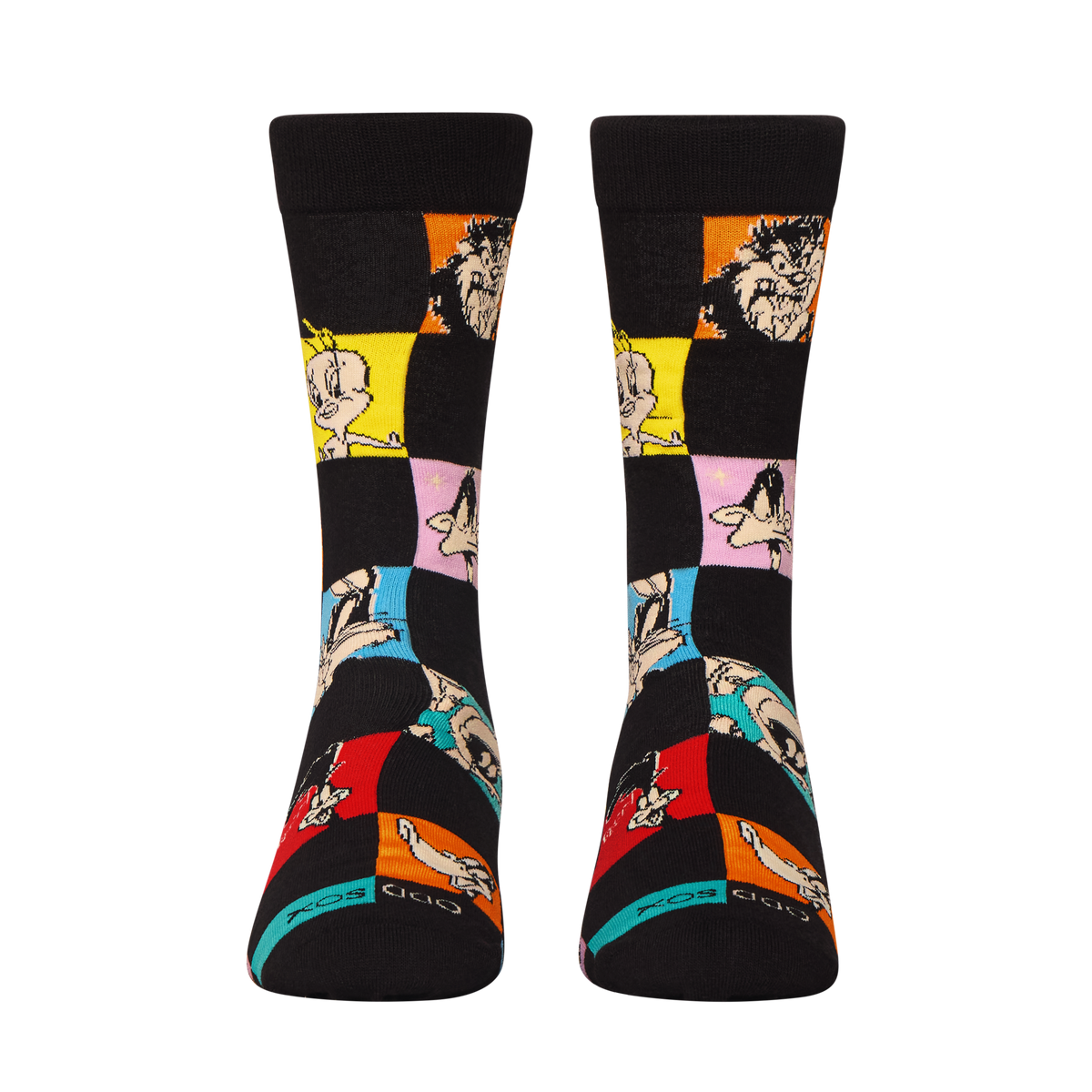 Looney Tunes Checkerboard Crew Socks