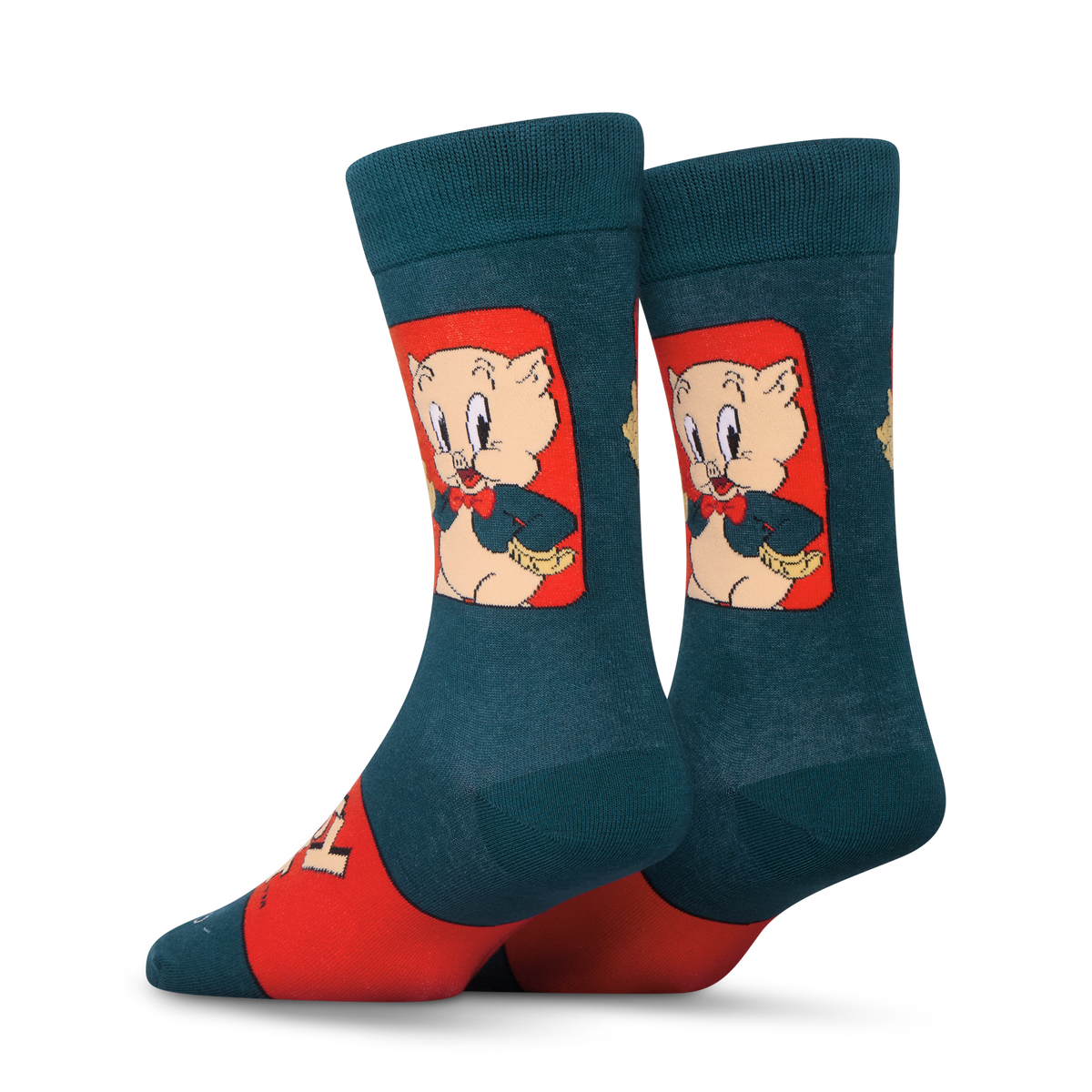 Porky Pig Crew Socks