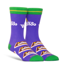 Willie Wonka Golden Ticket Crew Socks