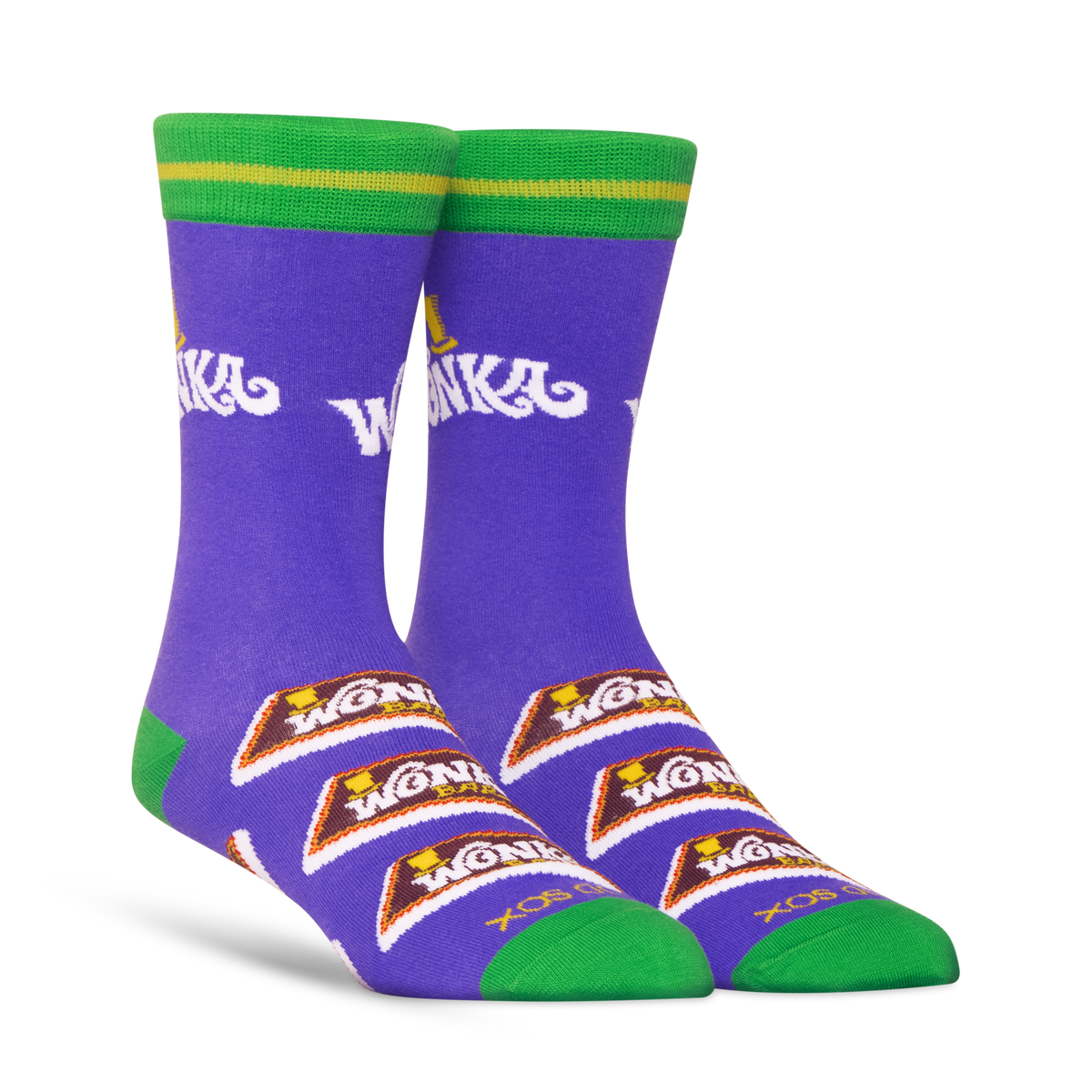 Willie Wonka Golden Ticket Crew Socks
