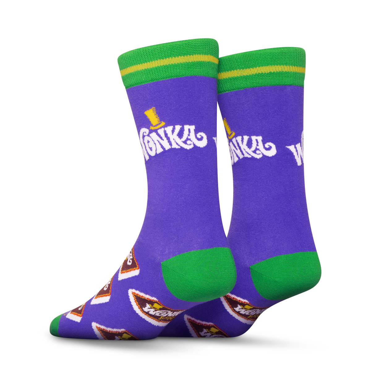 Willie Wonka Golden Ticket Crew Socks