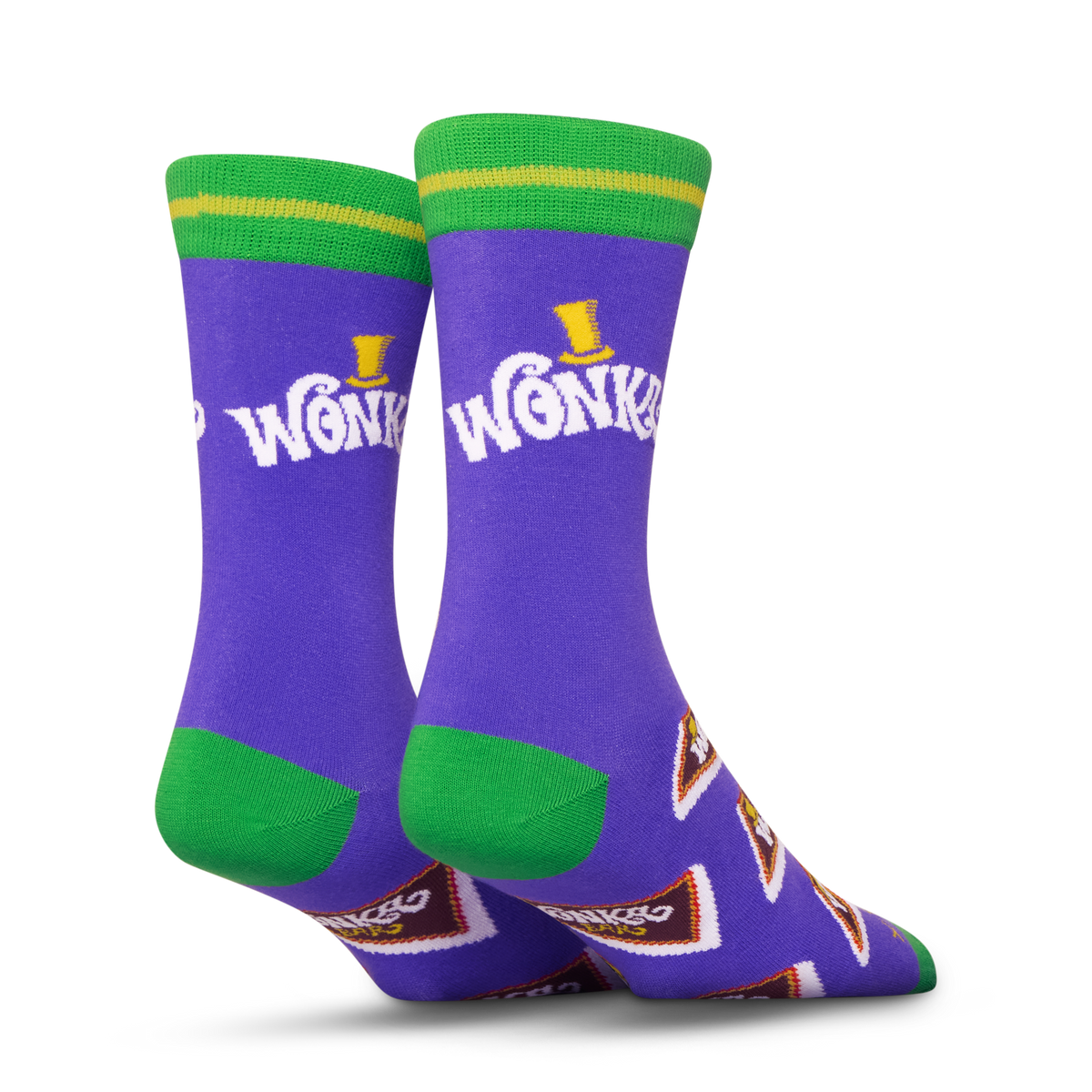 Willie Wonka Golden Ticket Crew Socks