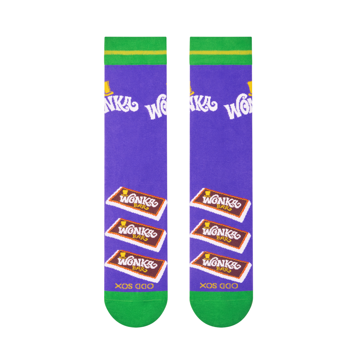 Willie Wonka Golden Ticket Crew Socks