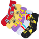 Nickelodeon Men's Crew Socks 5-Pack
