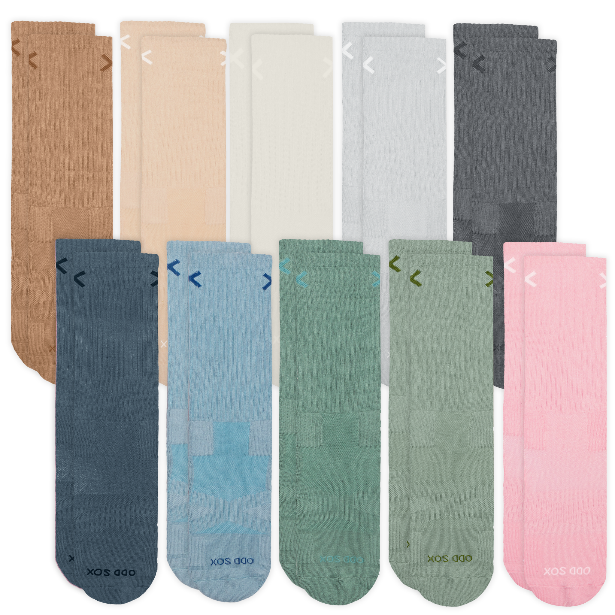 Basix Men's Everyday Crew Socks — 10-Pack
