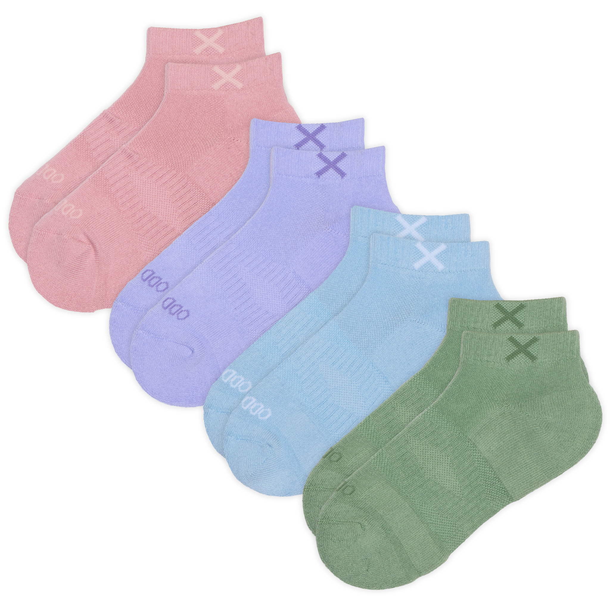 Basix Women's Everyday Ankle Socks — 4-Pack