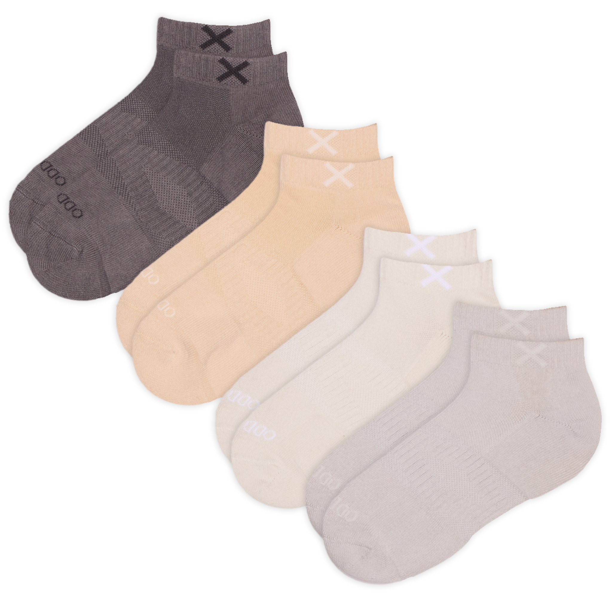 Basix Men's Everyday Ankle Socks — 4-Pack