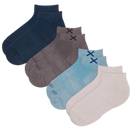 Basix Men's Everyday Ankle Socks — 4-Pack