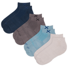 Basix Men's Everyday Ankle Socks — 4-Pack