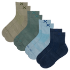 Basix Men's Everyday Quarter Socks — 4-Pack