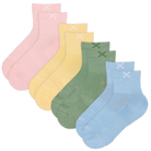 Basix Women's Everyday Quarter Socks — 4-Pack