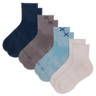 Basix Men's Everyday Quarter Socks — 4-Pack