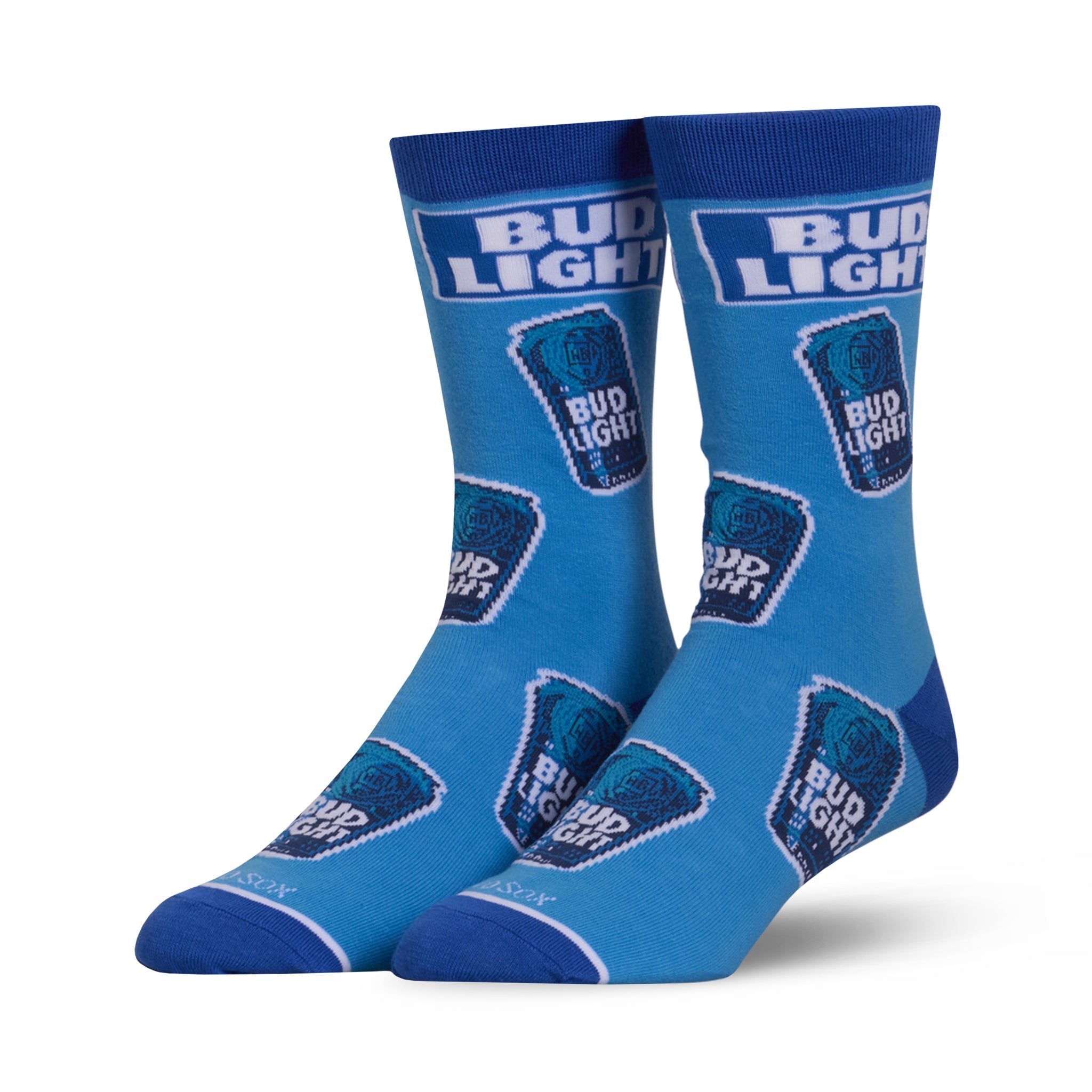 Bud Light Cans Crew Socks