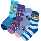 Dog Lovers Women's Crew Socks 4-Pack