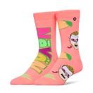 Riff Raff Mango Neyon Split Crew Socks