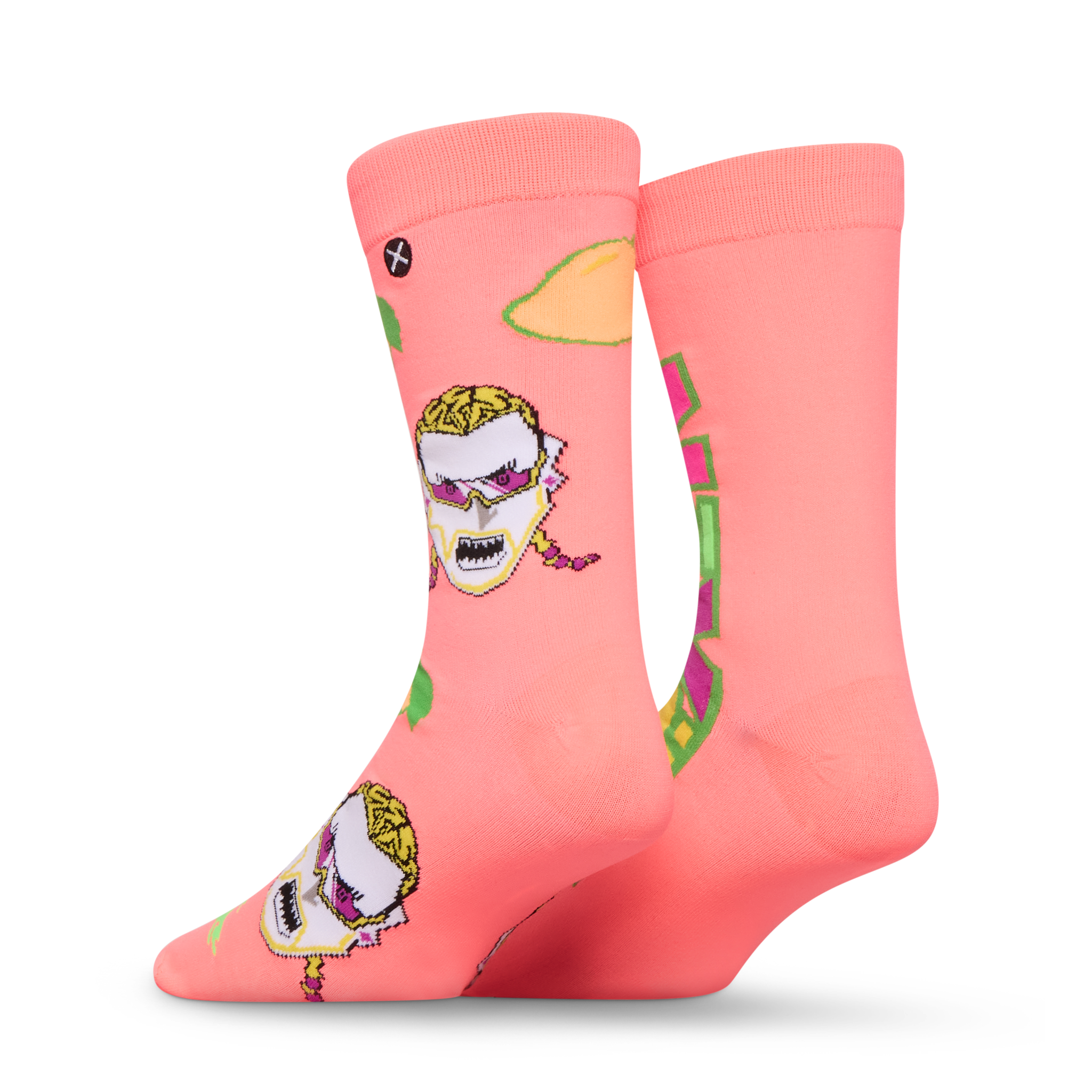 Riff Raff Mango Neyon Split Crew Socks