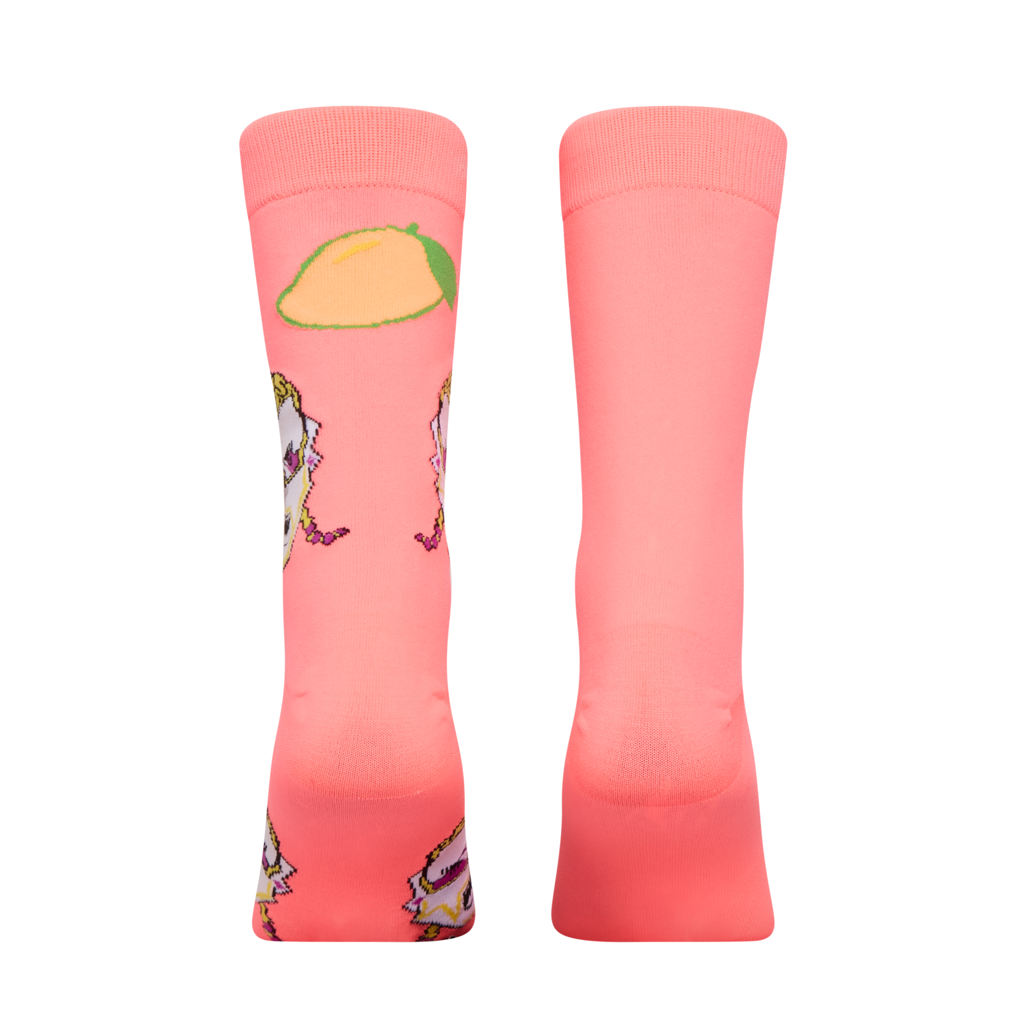 Riff Raff Mango Neyon Split Crew Socks