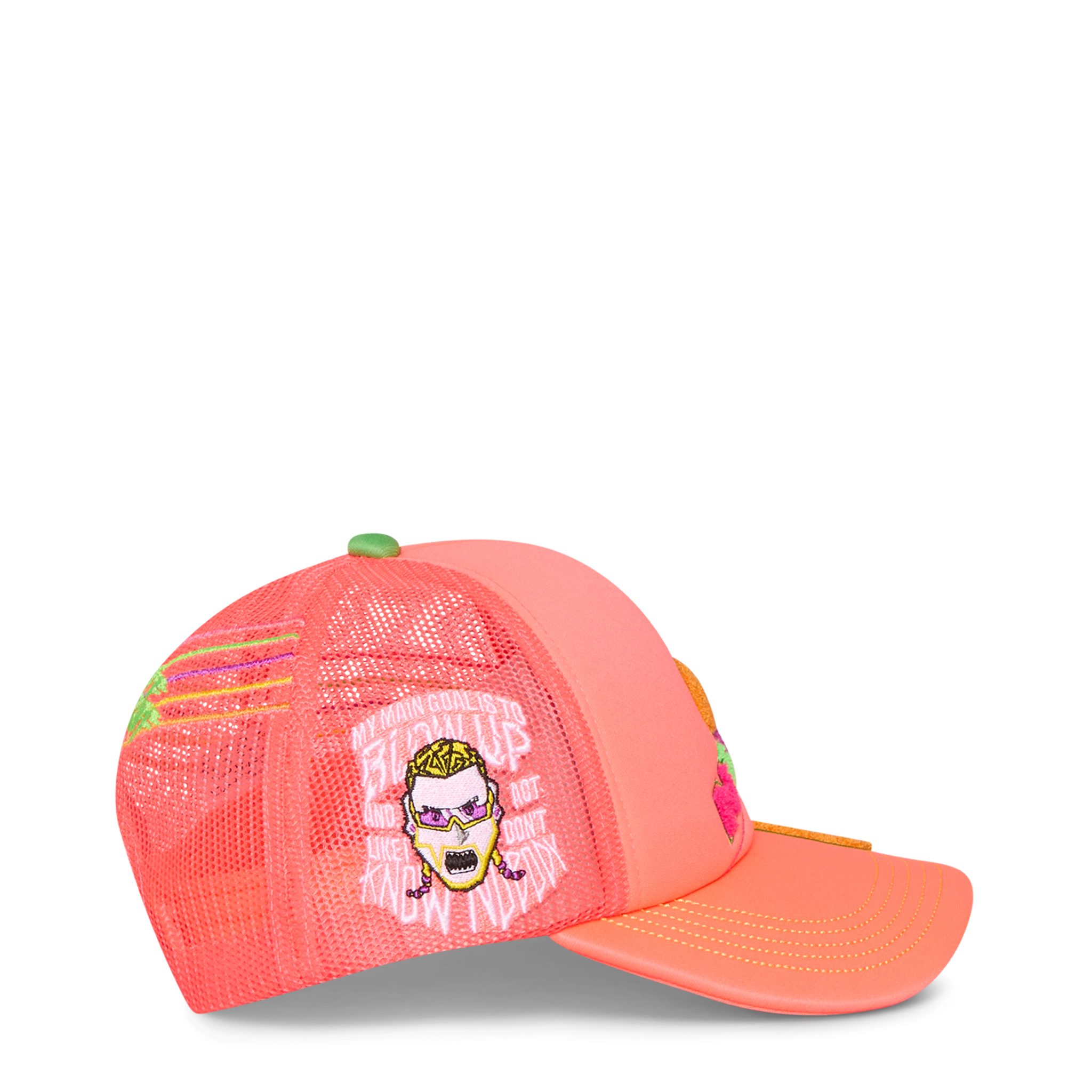 Riff Raff Neyon Mango Trucker Hat