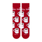Folgers Mugs Men's Crew Socks