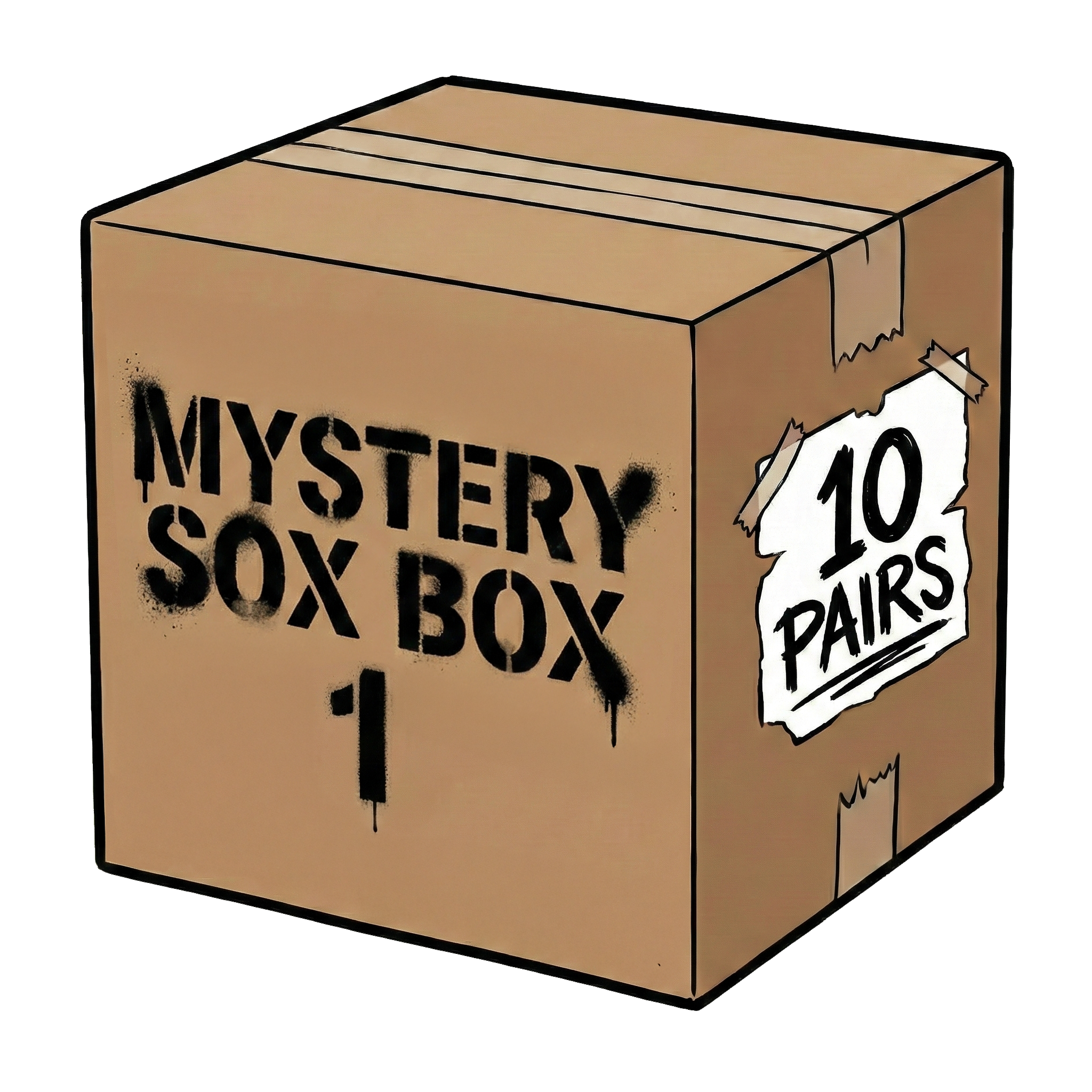 Mystery Pack Crew Socks 10-Pack