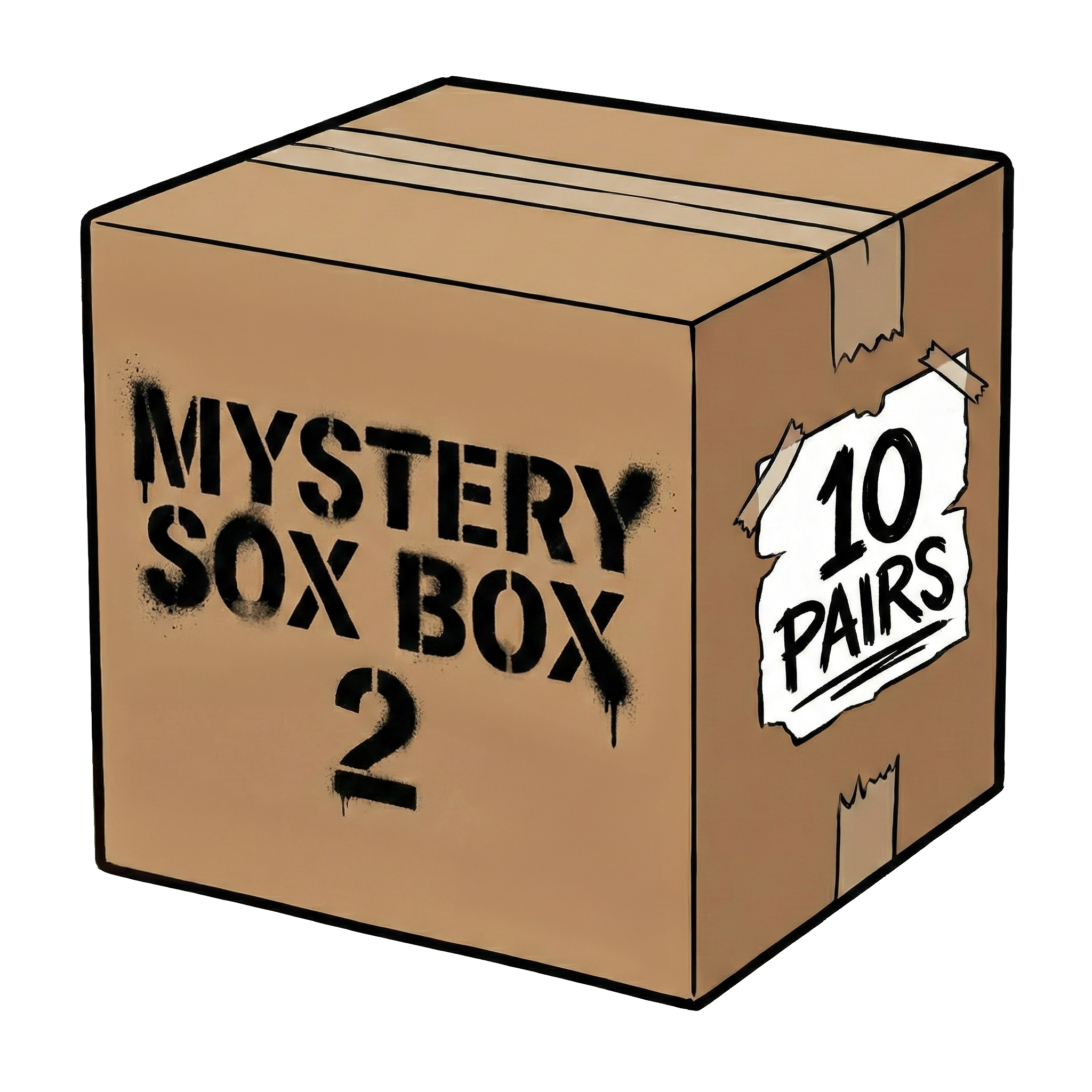 Mystery Pack Crew Socks 10-Pack