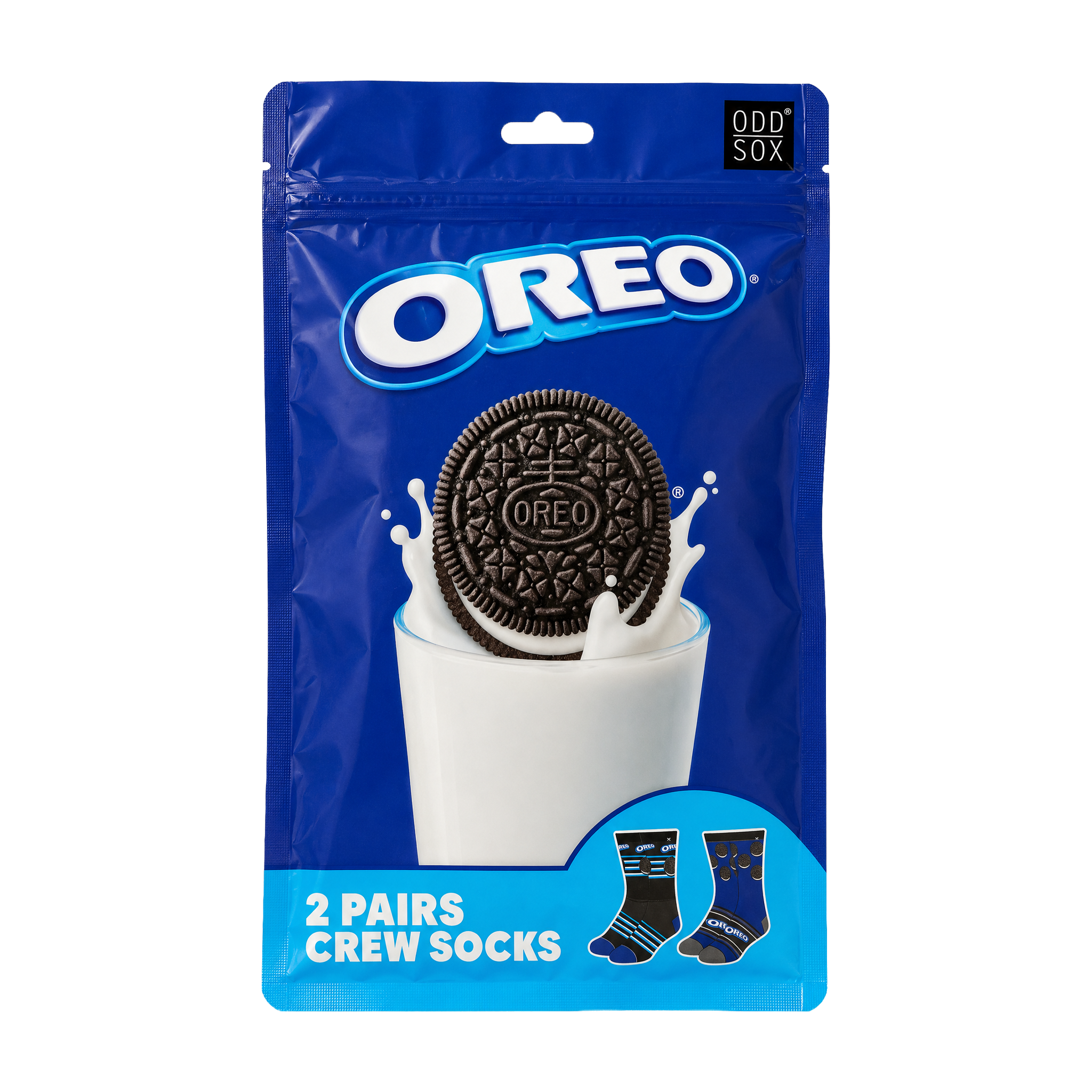 ODDMART Oreo Crew Socks 2-Pack
