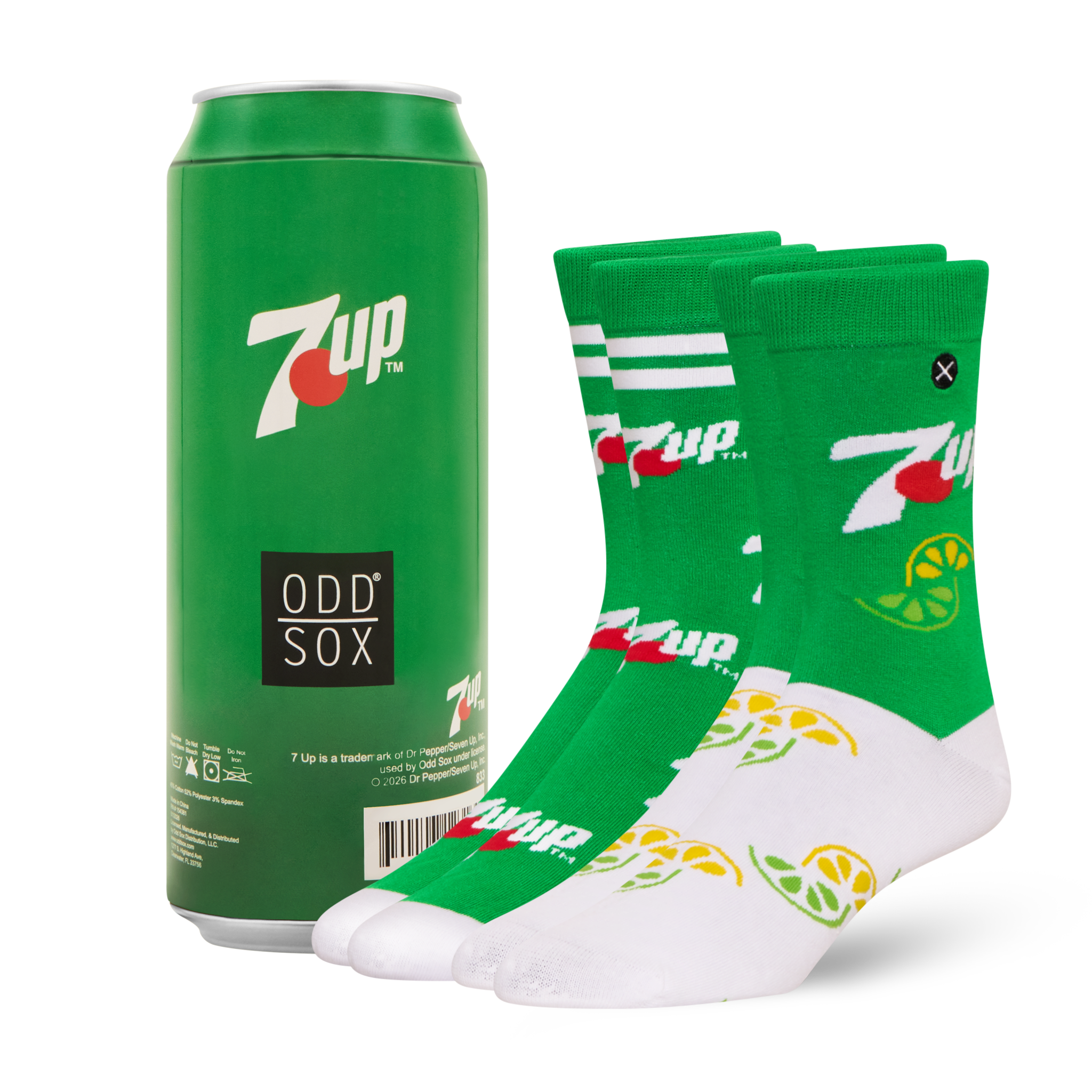 ODDMART 7UP Crew Socks 2-Pack