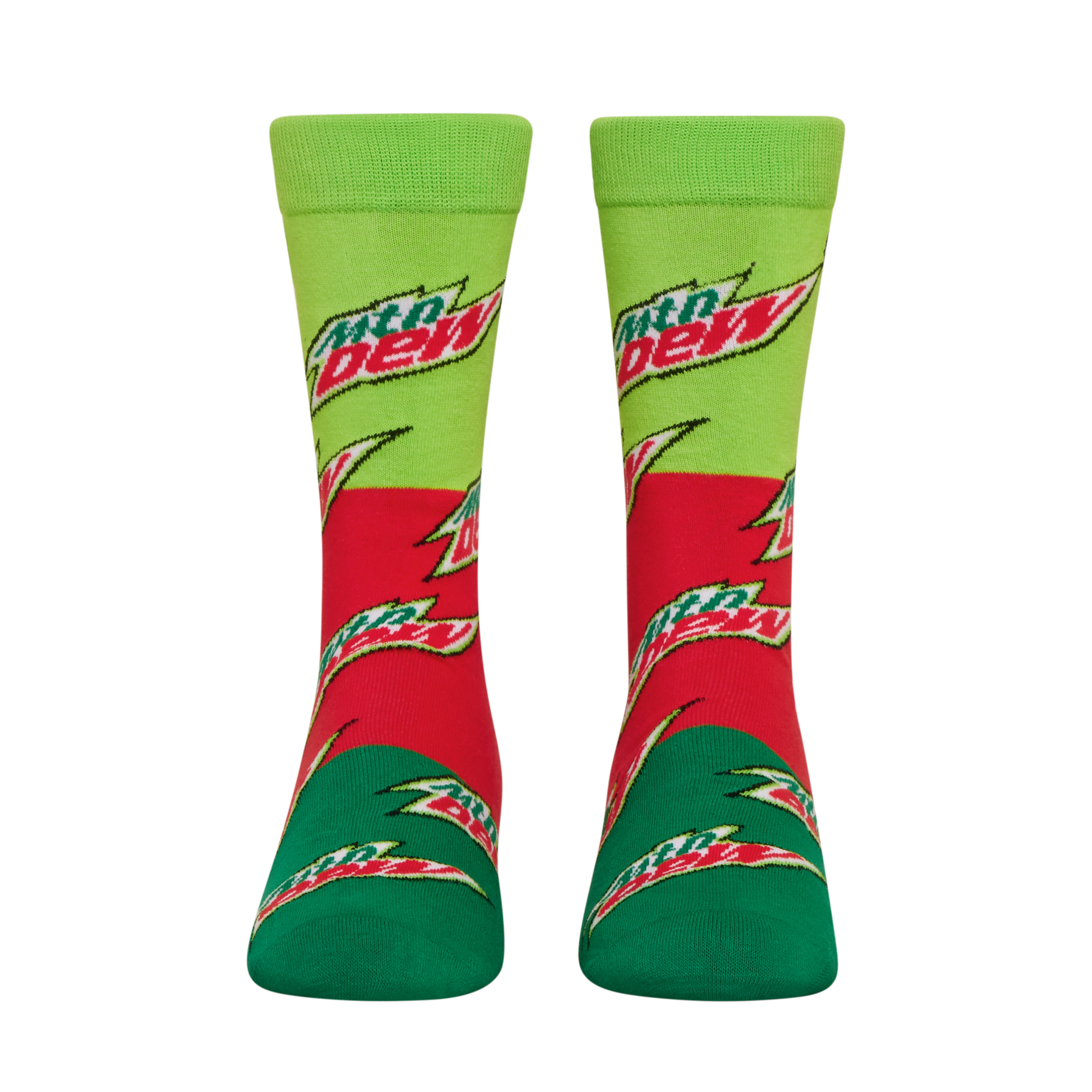 ODDMART Mountain Dew Crew Socks 2-Pack