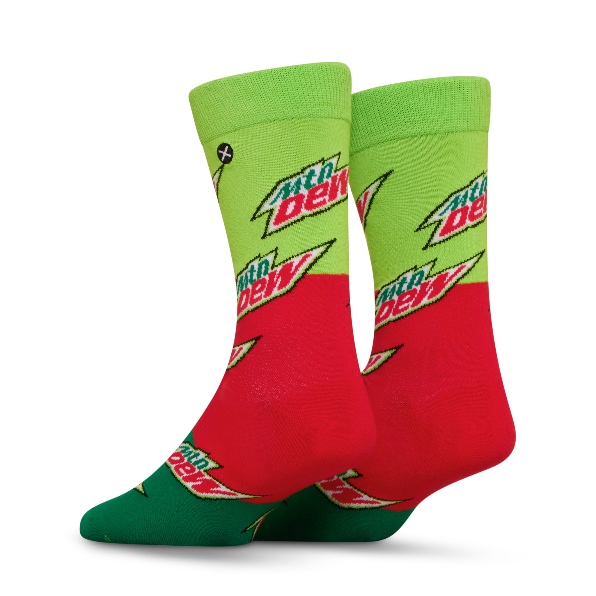 ODDMART Mountain Dew Crew Socks 2-Pack