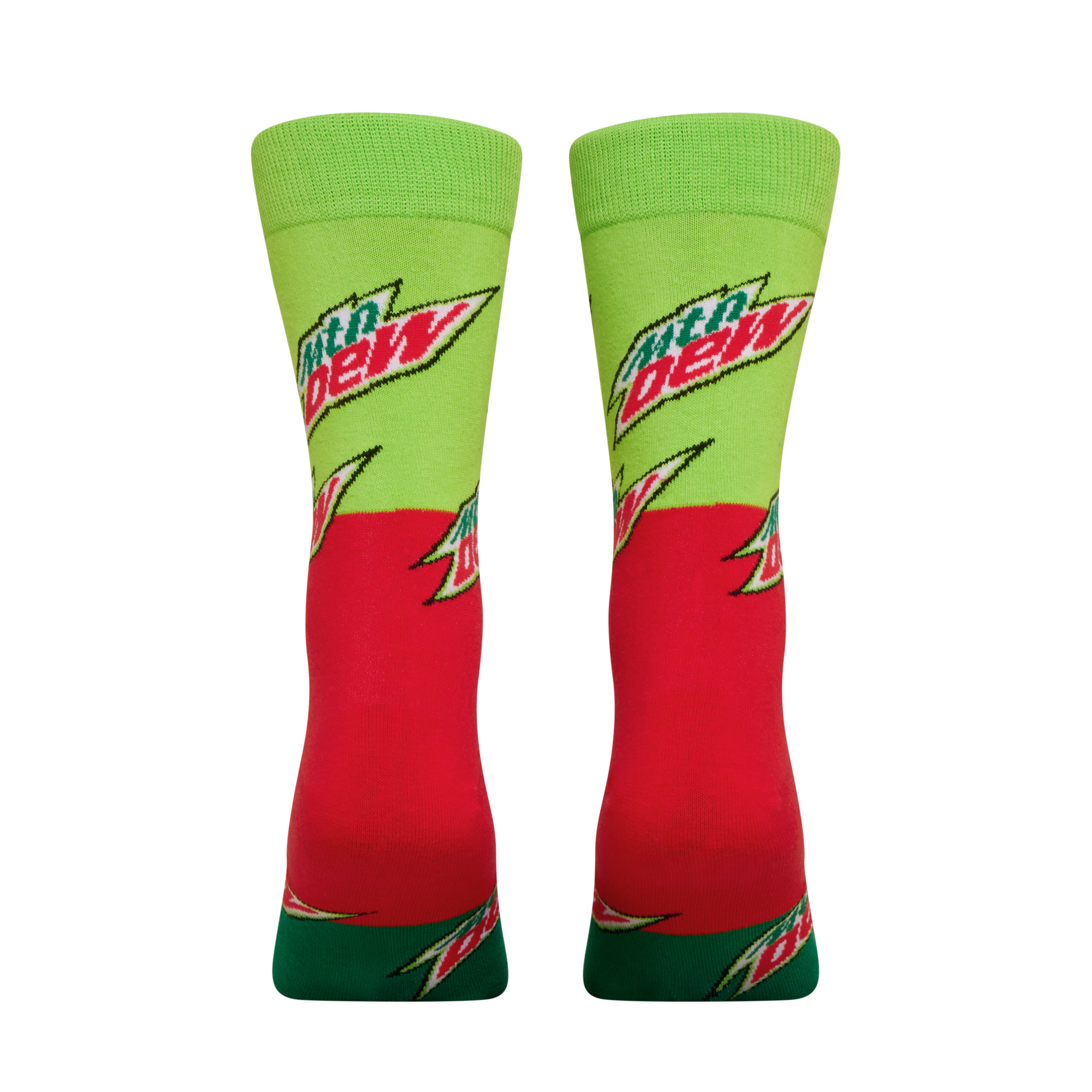ODDMART Mountain Dew Crew Socks 2-Pack