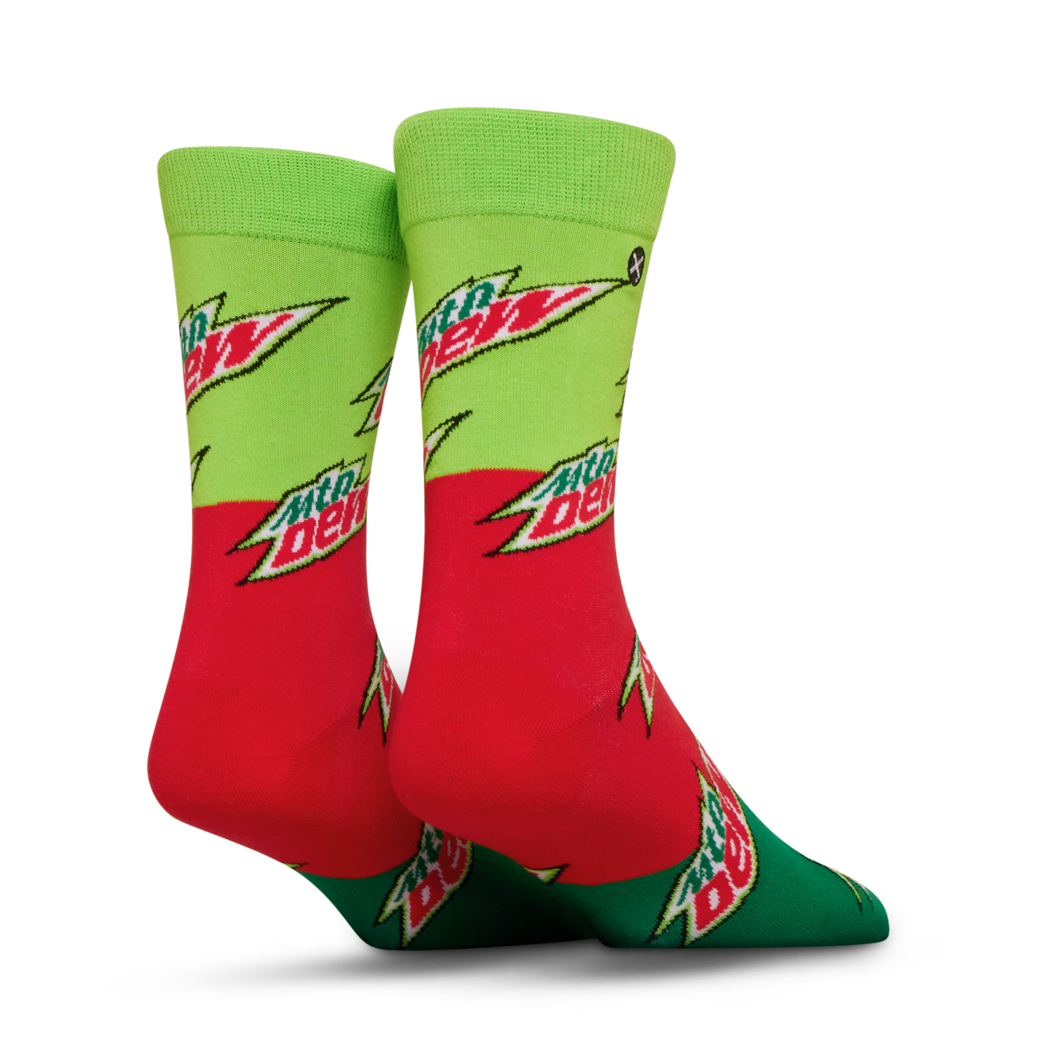 ODDMART Mountain Dew Crew Socks 2-Pack