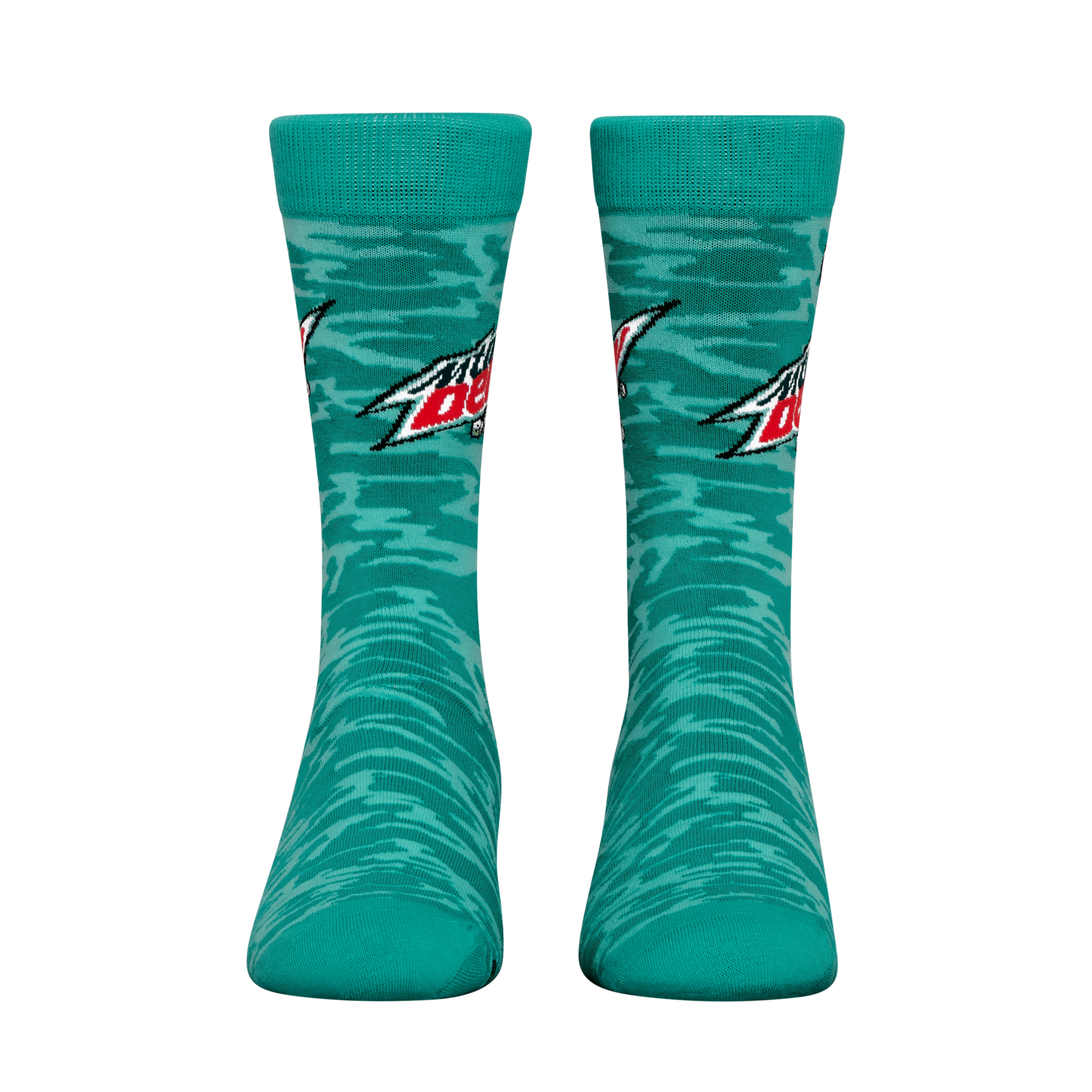 ODDMART Mountain Dew Baja Blast Crew Socks 2-Pack