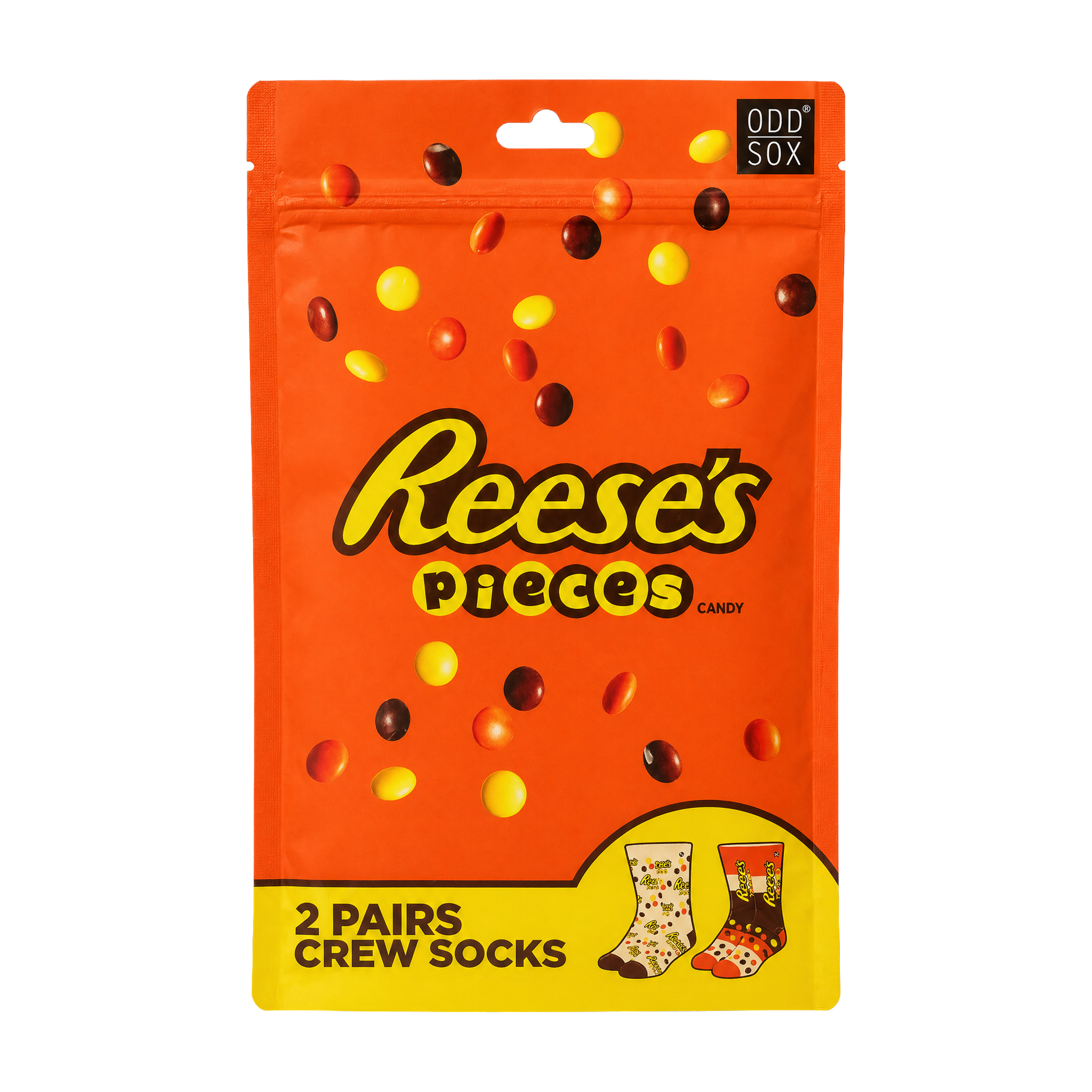 ODDMART Reese's Pieces Crew Socks 2-Pack