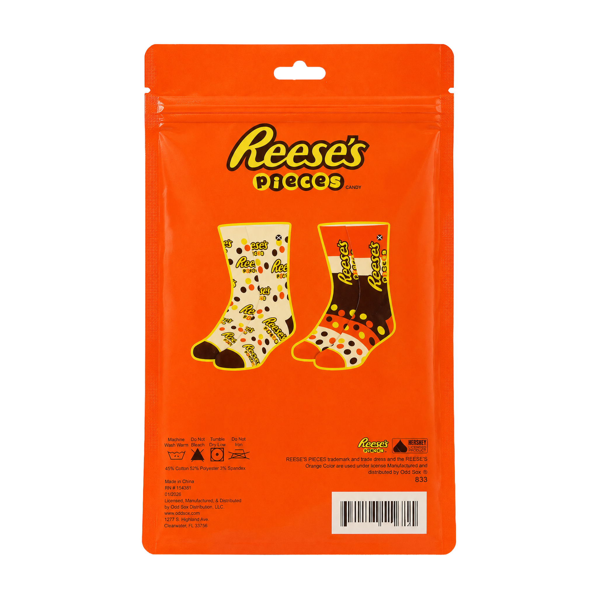 ODDMART Reese's Pieces Crew Socks 2-Pack