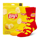 ODDMART Lay's Classic Crew Socks 2-Pack