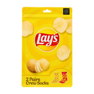 ODDMART Lay's Classic Crew Socks 2-Pack