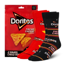 ODDMART Doritos Nacho Cheese Crew Socks 2-Pack