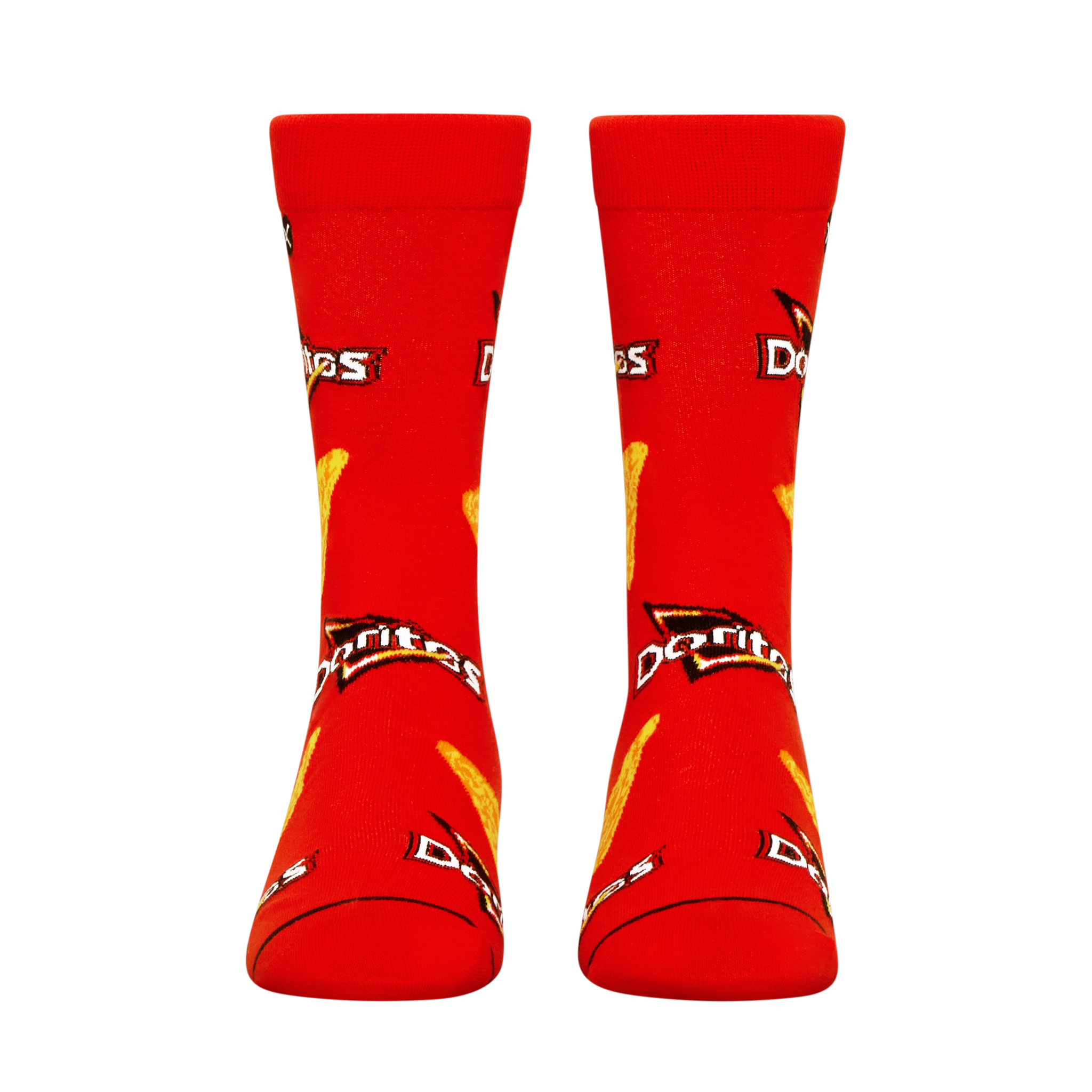 ODDMART Doritos Nacho Cheese Crew Socks 2-Pack