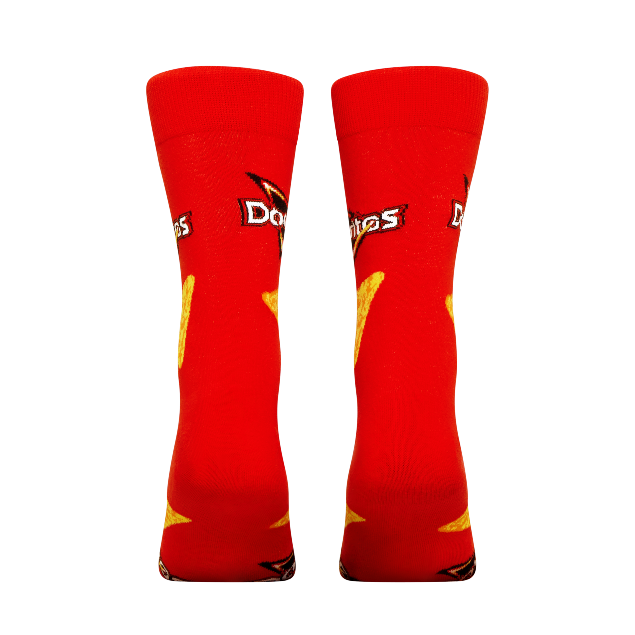 ODDMART Doritos Nacho Cheese Crew Socks 2-Pack