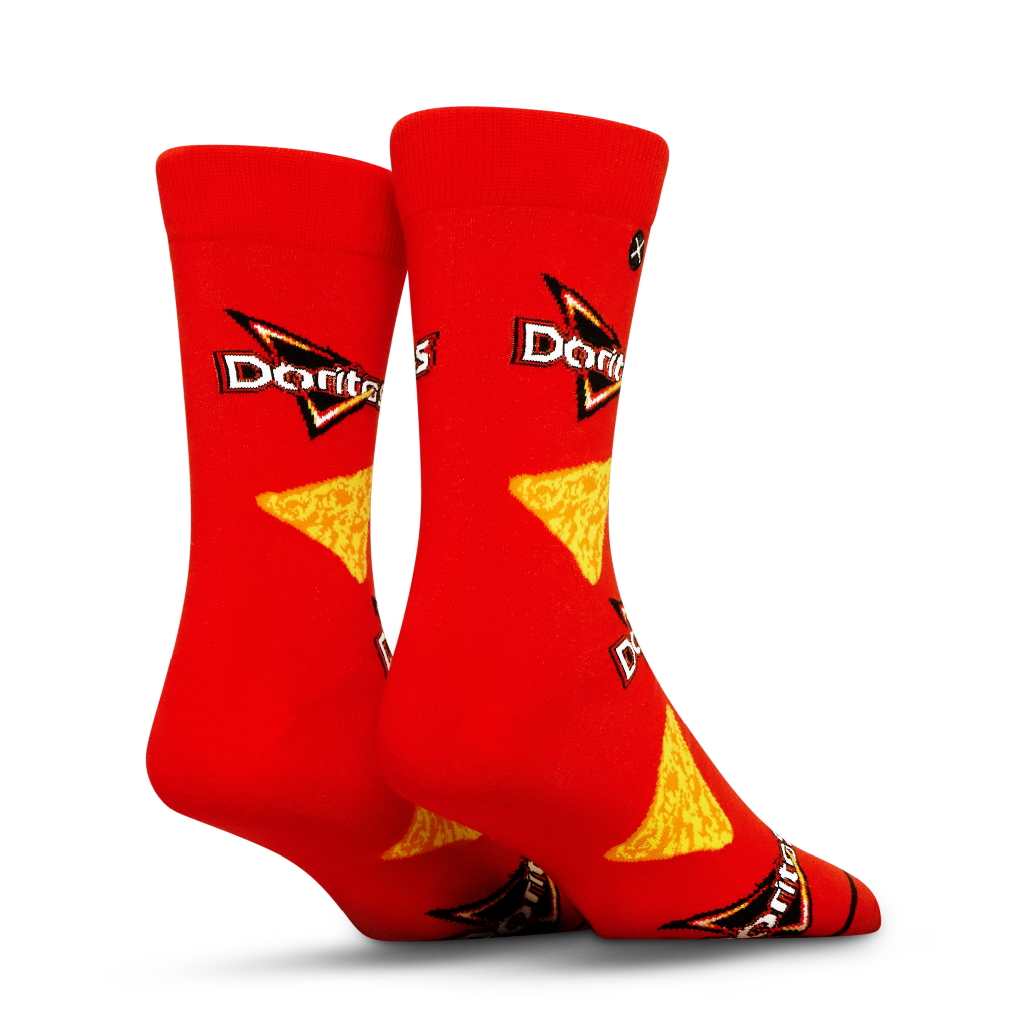 ODDMART Doritos Nacho Cheese Crew Socks 2-Pack