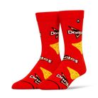 ODDMART Doritos Nacho Cheese Crew Socks 2-Pack
