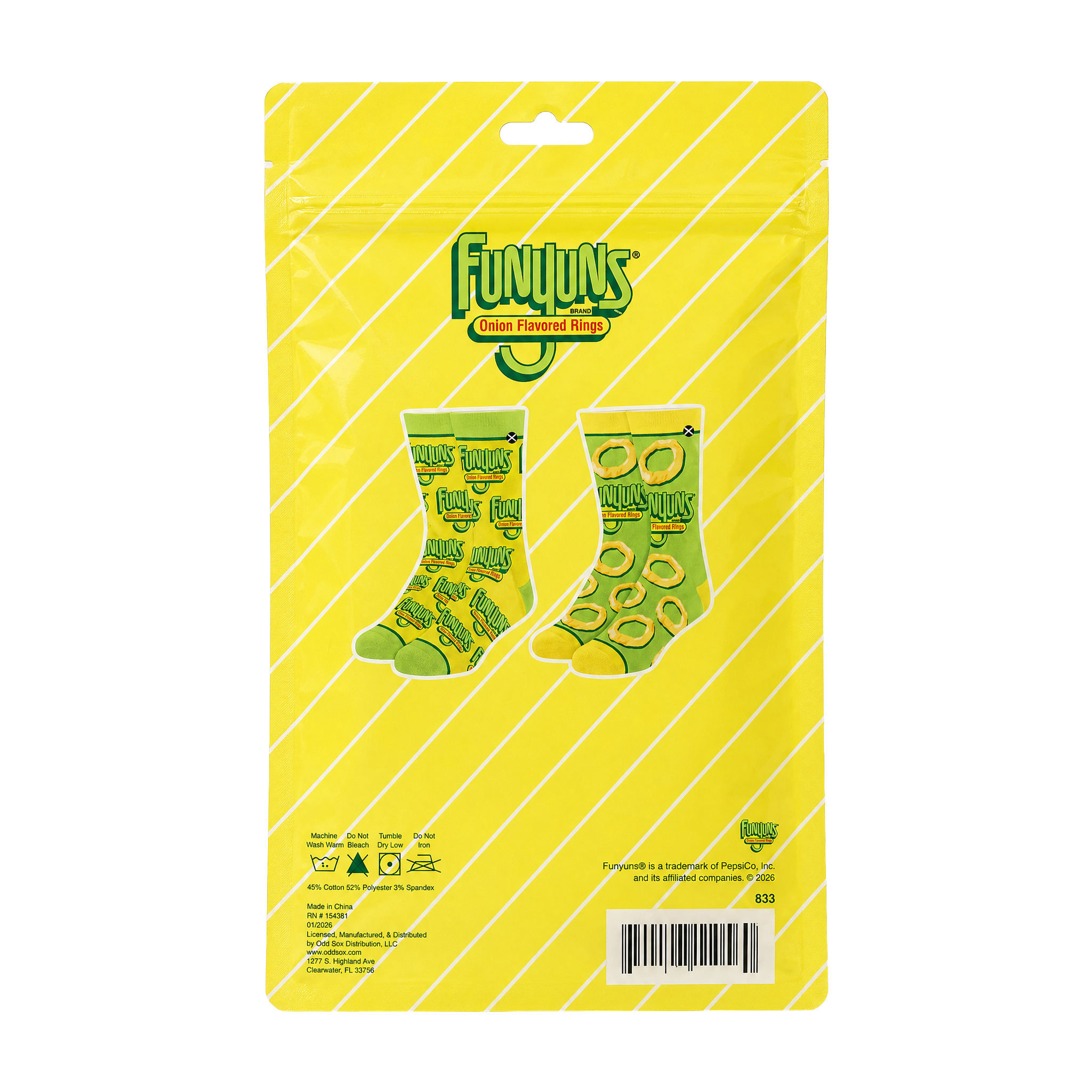 ODDMART Funyuns Crew Socks 2-Pack
