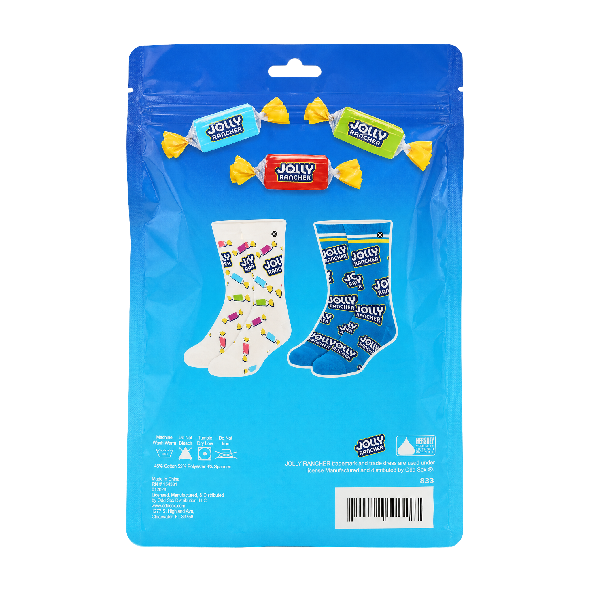 ODDMART Jolly Rancher Crew Socks 2-Pack