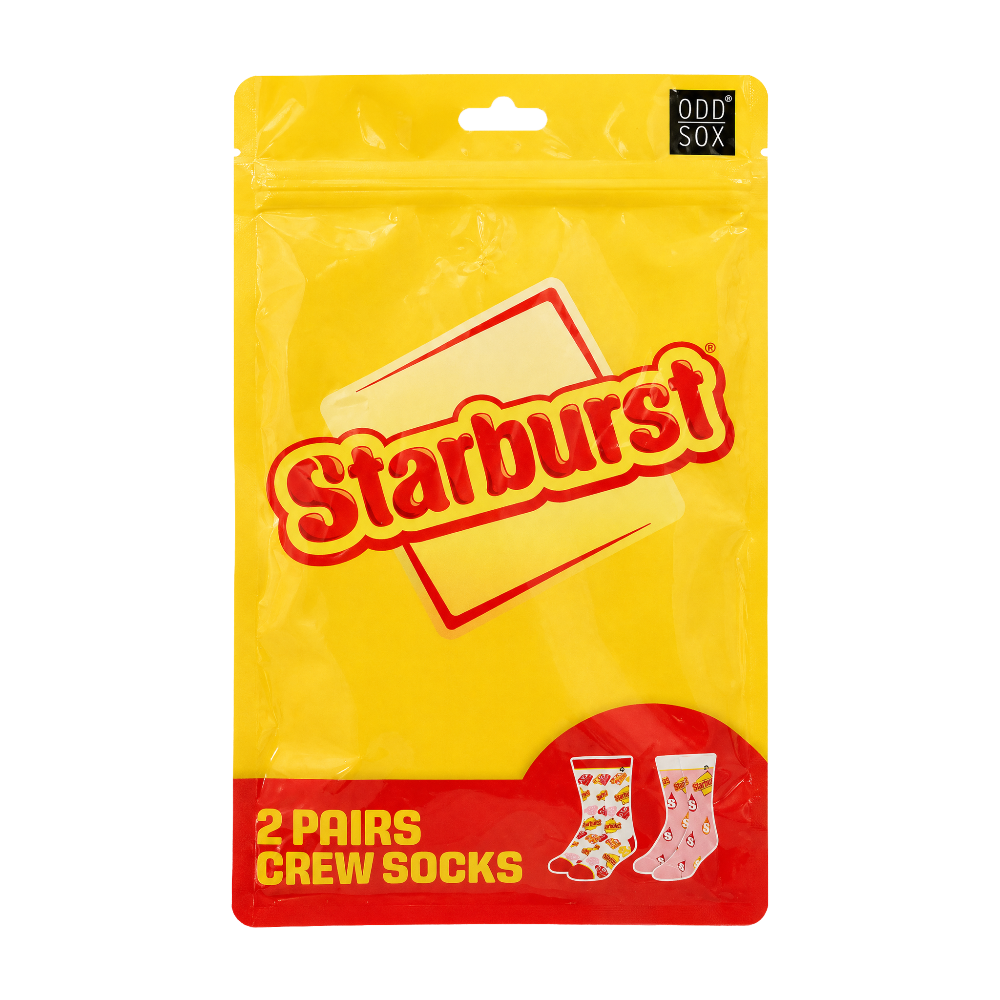 ODDMART Starburst Crew Socks 2-Pack