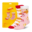 ODDMART Starburst Crew Socks 2-Pack