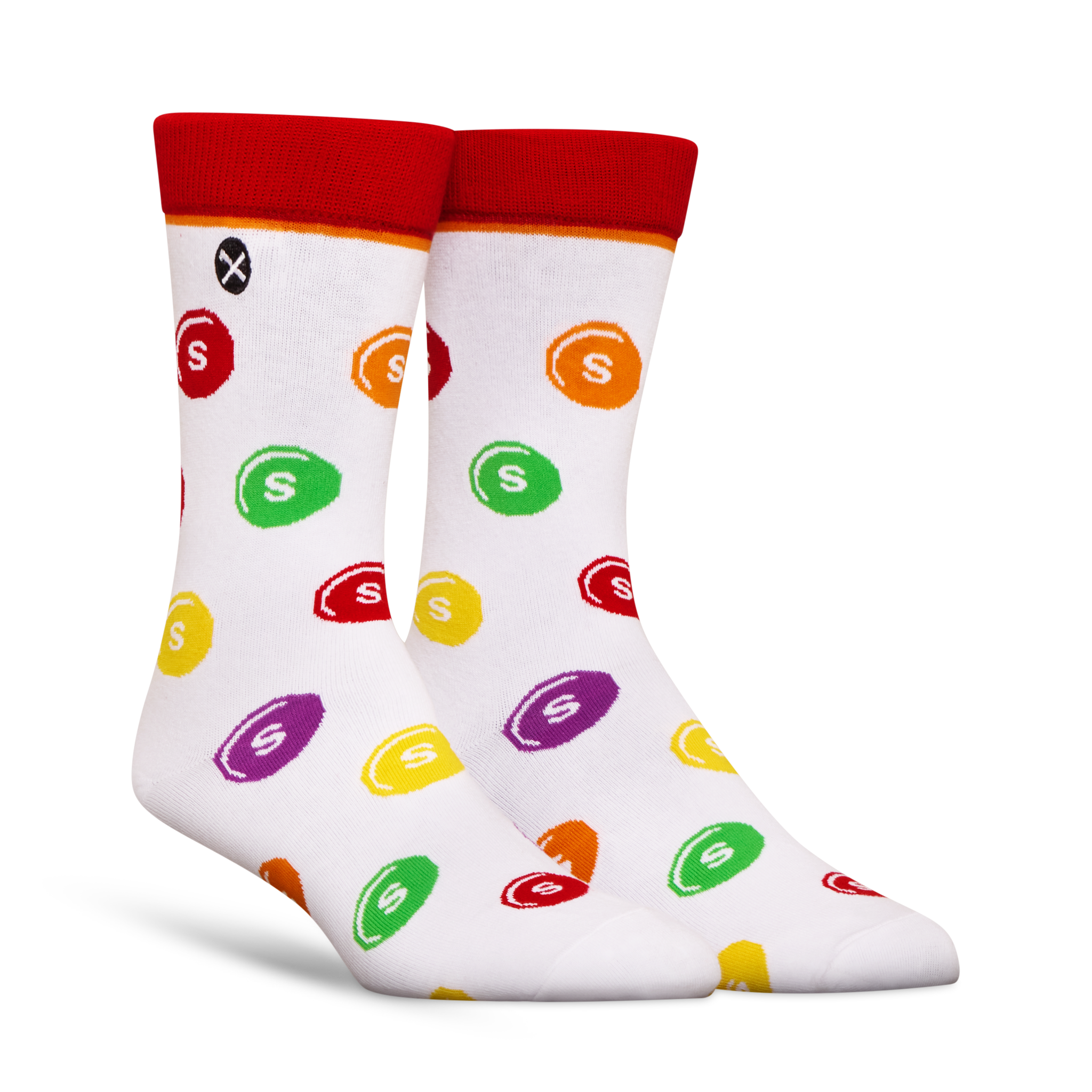 ODDMART Skittles Crew Socks 2-Pack